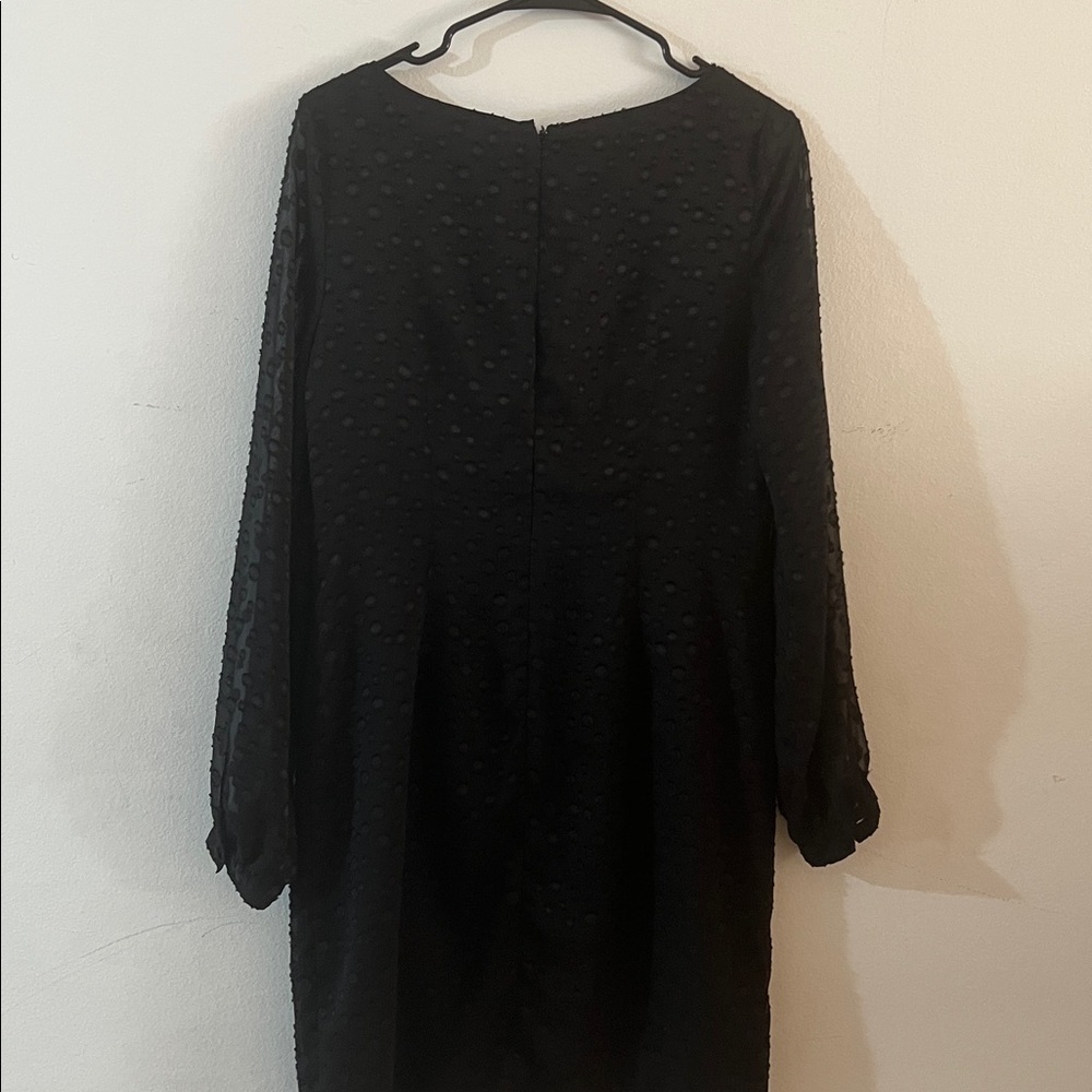 Ann Taylor Black Long Sleeve lace Dress - Picture 5 of 6